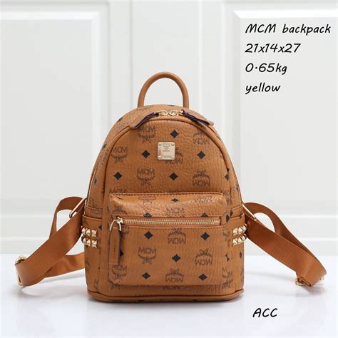 mcm bag backpack replica|genuine mcm backpack.